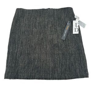Dalia Collection Wool/Cotton Blend Tweed Lined Pencil Skirt Size 12 NWT